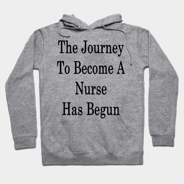 The Journey To Become A Nurse Has Begun Hoodie by supernova23